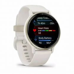Умные часы Garmin Vivoactive 5 Cream and Ivory White, Gold, золотистый