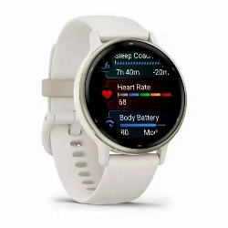 Умные часы Garmin Vivoactive 5 Cream and Ivory White, Gold, золотистый