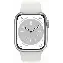 Apple Watch Series 8 41mm Aluminum Case with Sport Band, , размер S/M, Silver, серебристый 