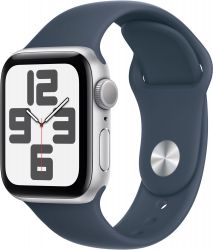 Apple Watch SE 2023 40mm Aluminum Case with Sport Band, , размер M/L, Blue, синий