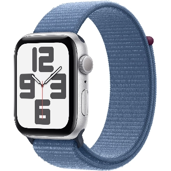 Apple Watch SE 2023 40mm Aluminum Case with Sport Loop, Blue, синий