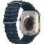 Apple Watch Ultra 2 49mm Titanium Case Ocean Band, Dark Blue