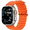 Apple Watch Ultra 2 49mm Titanium Case Ocean Band, Orange, оранжевый
