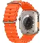 Apple Watch Ultra 2 49mm Titanium Case Ocean Band, Orange, оранжевый