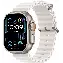 Apple Watch Ultra 2 49mm Titanium Case Ocean Band, White, белый