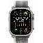 Apple Watch Ultra 2 49mm Titanium Case Trail Loop, /серый, размер M/L, Green, зеленый