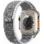 Apple Watch Ultra 2 49mm Titanium Case Trail Loop, /серый, размер M/L, Green, зеленый