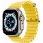 Apple Watch Ultra 49mm Titanium Case with Ocean Band, Yellow, желтый