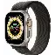 Apple Watch Ultra 49mm Titanium Case with Trail Loop, /серый, размер S/M, Black, черный
