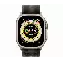 Apple Watch Ultra 49mm Titanium Case with Trail Loop, /серый, размер S/M, Black, черный