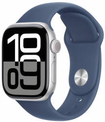 Apple Watch Series 10 42 мм, S/M 130-200 мм, Aluminium Case GPS, Silver