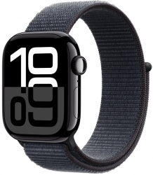 Apple Watch Series 10 42 мм, Aluminium Case GPS, Sport Loop, Black