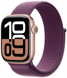 Apple Watch Series 10 46 мм, Aluminium Case GPS, Sport Loop, Rose Gold