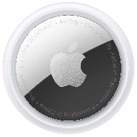 Трекер Apple AirTag белый/ 1 шт, Silver, серебристый 