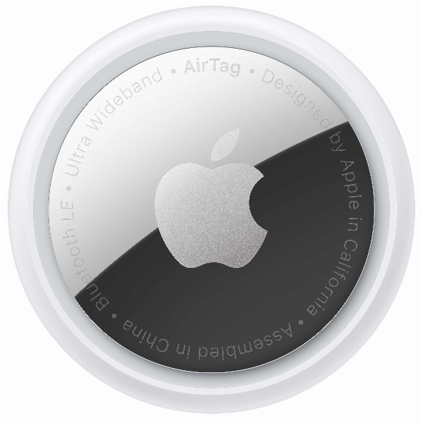 Трекер Apple AirTag белый/ 1 шт, Silver, серебристый 