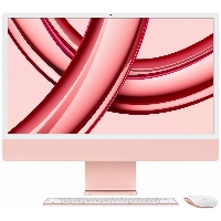 Apple iMac 24" Retina 4,5K, M3 (8C CPU, 8C GPU, 2023), 8 ГБ, 256 ГБ SSD, (MQRD3), Pink, розовый