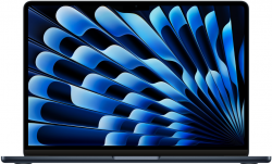 Ноутбук Apple MacBook Air 13" (M3 8C, 8C) Z1BC001K9, 16/1024 GB, Midnight, темная ночь