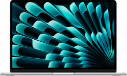 Ноутбук Apple MacBook Air 13" (M3 8C, 8C) MRXQ3, 8/256 ГБ, Silver, серебристый 