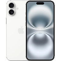 Смартфон Apple iPhone 16 128 GB, Dual: nano SIM + eSIM, White