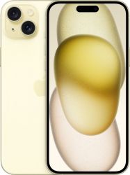 Смартфон Apple iPhone 15 256 ГБ, Dual: nano SIM eSIM, Yellow, желтый