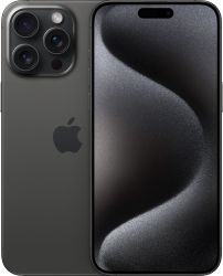 Смартфон Apple iPhone 15 Pro 1 ТБ, Dual: nano SIM + eSIM, Black titanium, черный титан