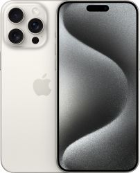 Смартфон Apple iPhone 15 Pro 1 ТБ, Dual: nano SIM + eSIM, White titanium, белый титан