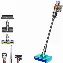 Пылесос Dyson V15s Detect Submarine, /Nickel (SV47), Yellow, желтый 