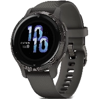 Умные часы Garmin Venu 2S Slate Bezel with  Case and Silicone Band, Graphite