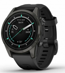 Умные часы Garmin Epix Pro Gen 2 Sapphire Edition 42 мм, 0100280215, Titanium/Black-Grey