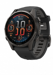 Умные часы Garmin Fenix 8, Amoled Sapphire, 47 мм, 0100290421, Carbon/Gray