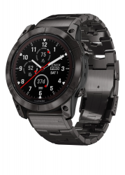Умные часы Garmin Fenix 7, Sapphire Solar 47 мм, 0100254039, Carbon/Gray