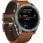 Умные часы Garmin Fenix 7X, Sapphire Solar Leather Black Brown 0100254119
