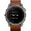 Умные часы Garmin Fenix 7X, Sapphire Solar Leather Black Brown 0100254119