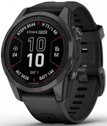 Умные часы Garmin Fenix 7X Pro, Sapphire Solar Black Band 0100277811