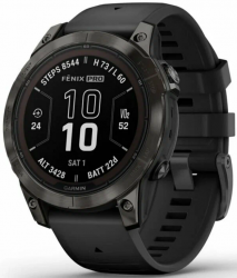 Умные часы Garmin Fenix 7 Pro Sapphire Solar, 47 мм, 0100277711, Black