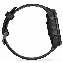 Умные часы Garmin Forerunner 965 Carbon Gray DLC Titanium Bezel with Black Case and Black/Powder Gray Silicone Band 0100280910, Black