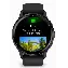 Умные часы Garmin VENU 3S Slate stainless Leather Band, Black