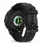Умные часы Garmin VENU 3S Slate stainless Leather Band, Black