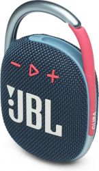 Портативная акустика JBL Clip 4, голубой/розовый