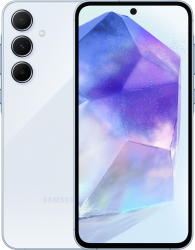 Смартфон Samsung Galaxy A55 12/256 ГБ, Light blue , голубой