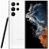 Смартфон Samsung Galaxy S22 Ultra 12/256 ГБ, White, белый