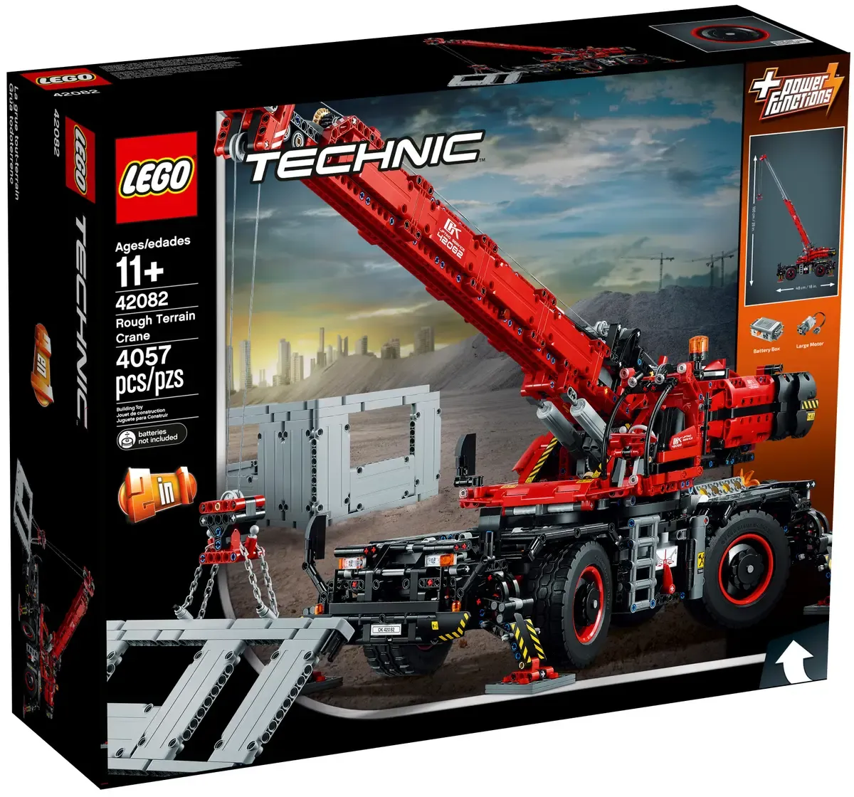 Конструктор LEGO Technic 42082 Rough Terrain Crane Подъёмный кран для пересечённой местности